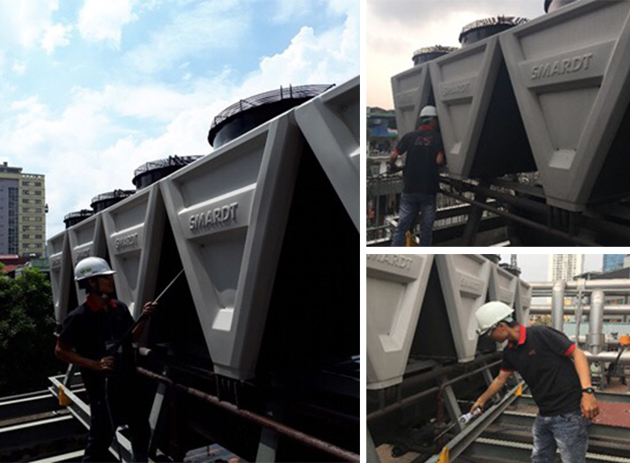 APC lắp đặt hệ thống lạnh chiller ngân hàng nhà nước sbv
